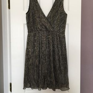 Gold Sparkle Mini Boutique Dress
